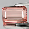 Pink Tourmaline 2.41 Ct. Octagon Shape 9.2 x 6.2 Mm. Natural Gemstone Unheated