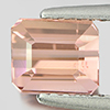 Pink Tourmaline 1.59 Ct. Octagon Shape 6.3 x 5.4 Mm. Natural Gemstone Unheated