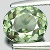 Green Tourmaline 0.93 Ct. Oval Shape 7.1 x 5.9 Mm. Natural Gemstone Unheated