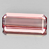 Pink Tourmaline 0.88 Ct. VVS Octagon Shape 9.5 x 4 Mm. Natural Gemstone Nigeria