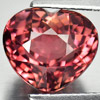 Tourmaline Orangish Pink 5.36 Ct. Heart 10.6 x 9.4 Mm. Natural Gemstone Unheated