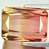 Tourmaline Multi Color 8.41 Ct. VVS Octagon 12.4 x 9.2 Mm. Natural Gem Unheated