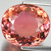 Multi Tourmaline 9.37 Ct. Clean Oval 13.3 x 11.6 Mm. Natural Gemstone Unheated