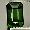 Green Tourmaline 1.59 Ct. Clean Octagon Shape 4.9 x 7.5 Mm. Natural Gem Nigeria