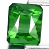 Green Tourmaline 1.33 Ct. Octagon Shape 6.4 x 5.2 Mm. Natural Gem Unheated