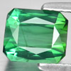 Green Tourmaline 1.48 Ct. Octagon 7 x 6 Mm. Natural Gemstone Unheated Nigeria