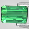 0.87 Ct. Nice Color Octagon Natural Green Tourmaline Gemstone Nigeria Unheated