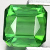 Green Tourmaline 1.09 Ct. Octagon Shape 6 x 5.8 Mm. Natural Gem From Nigeria