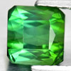 Green Tourmaline 1.46 Ct. Octagon Shape 6.4 x 6 Mm. Natural Gem From Nigeria