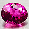 Natural Pink Tourmaline 1.11 Ct. Oval Shape 7.4 x 6.1 Mm Gemstone from Nigeria