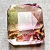 Natural Party Color Pink Tourmaline 0.84 Ct. Octagon Shape  5.2 x 4.7 Mm Gems