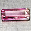 Natural Party Color Pink Tourmaline 0.83 Ct. Octagon Shape 9 x 3.8 Mm Gems