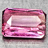 Natural Party Color Pink Tourmaline 0.62 Ct. Octagon Shape 6.3 x 4.3 Mm Gems