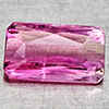 Natural Party Color Pink Tourmaline 0.78 Ct. Octagon Shape 6.8 x 3.9 Mm Gems