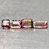 Natural Fancy Color Pink Tourmaline 2.26 Ct. 4 Pcs Octagon Shape Gemstones