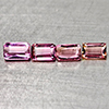 Natural Pink Tourmaline 2.05 Ct. 4 Pcs Mixed Shape Gemstones