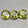 Natural Green Tourmaline 2.00 Ct. 3 Pcs Mixed Shape 5.7 x 5.7 Mm Gemstones