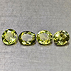 Natural Green Tourmaline 3.24 Ct. 4 Pcs Oval Shape 6.8 x 5.3 Mm Gemstones
