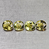 Natural Green Tourmaline 3.05 Ct. 4 Pcs Oval Shape 6.1 x 5.2 Mm Gemstones