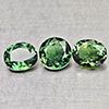 Natural Green Tourmaline 2.26 Ct. 3 Pcs Oval Shape 6.2 x 5 Mm Gemstones