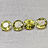 Natural Green Tourmaline 3.03 Ct. 4 Pcs Oval Shape 6.1 x 5.5 Mm Gemstones