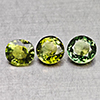 Natural Green Tourmaline 2.10 Ct. 3 Pcs Mixed Shape 5.7  Mm Gemstones