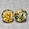Natural Party Color Tourmaline 1.65 Ct. 2 Pcs Round Shape 5.8 Mm Gemstones