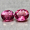 Natural Pink Tourmaline 1.35 Ct. 2 Pcs Oval Shape Gemstones From Nigeria