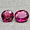 Natural Pink Tourmaline 1.64 Ct. 2 Pcs Oval Shape Gemstones From Nigeria