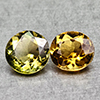 Natural Party Color Tourmaline 1.52 Ct. 2 Pcs Mixed Shape 5.9 Mm Gemstones