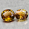 Natural Party Color Tourmaline 1.94 Ct. 2 Pcs Oval Shape 6.6 x 5.9 Mm