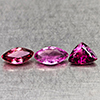 Natural Party Color Pink Tourmaline 1.64 Ct. 3 Pcs Mixed Shape 7.7  Mm Gems
