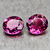 Natural Pink Tourmaline 1.35 Ct. 2 Pcs Oval Shape Gemstones From Nigeria