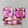 Natural Pink Tourmaline 2.14 Ct. 2 Pcs Mixed Shape 9.8 x 4  Mm Gemstones