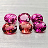 Natural Pink Tourmaline Gems 2.31 Ct. 6 Pcs. Oval Shape Unheated Nigeria
