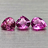 Natural Party Color Pink Tourmaline 1.20 Ct. 3 Pcs Pear Shape 5.8 x 4.5 Mm Gems