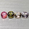 Natural Party Color Tourmaline 2.01 Ct. 4 Pcs Mixed Shape 5 Mm Gems