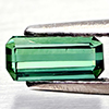 Natural Green Tourmaline 0.62 Ct. Octagon Shape 6.7 x 2.8 Mm Gemstone