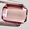 Natural Pink Tourmaline 0.91 Ct. Octagon Shape 6.4 x 4.9 Mm Gemstone