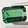 Natural Green Tourmaline 0.89 Ct. Octagon Shape 6.8 x 4.6 Mm Gemstone