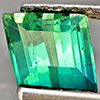 Natural Green Tourmaline 0.85 Ct. Mixed Shape 7.3 x 5.9 Mm Gemstone from Nigeria
