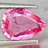 Natural Pink Tourmaline 0.98 Ct. Pear Shape 8 x 5.9 Mm Gemstone from Nigeria