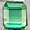 Natural Green Tourmaline 0.84 Ct. Octagon Shape 5.2 x 4.5 Mm Gemstone From Nigeria