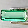 Natural Green Tourmaline 1.00 Ct. Octagon Shape 9 x 4.1 Mm Gemstone From Nigeria