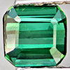 Natural Green Tourmaline 0.88 Ct. Octagon Shape 5.2 x 5 Mm Gemstone From Nigeria