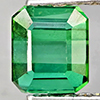 Natural Green Tourmaline 0.83 Ct. Octagon Shape 5.2 x 4.5 Mm Gemstone From Nigeria