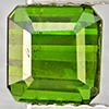 Natural Green Tourmaline 0.97 Ct. Octagon Shape 5.4 x 5.2 Mm Gemstone From Nigeria