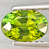 Natural Green Tourmaline 0.74 Ct. Oval Shape 6.8 x 4.6 Mm Gemstone from Nigeria