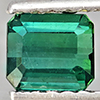 Natural Green Tourmaline 0.68 Ct. Octagon Shape 4.8 x 4.3 Mm. Gemstone From Nigeria