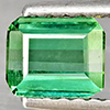 Natural Green Tourmaline 0.59 Ct. Octagon Shape 5.4 x 4.4 Mm. Gemstone From Nigeria
